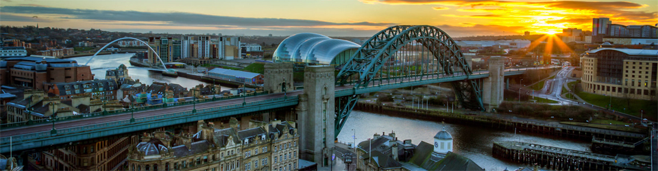 View of Newcastle towards Gateshead